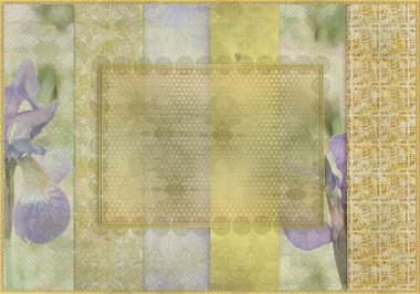 Abstract border frame background clipart