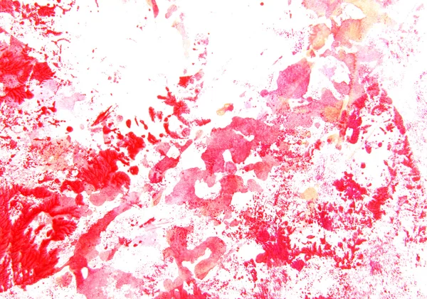 Αφηρημένη χέρι ζωγραφική / γραφικά: κόκκινο και ροζ λουλούδι μοιάζει με τα σχέδια — Φωτογραφία Αρχείου