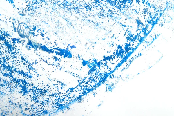 Абстрактная живопись / графика: синий узор на белом фоне — стоковое фото