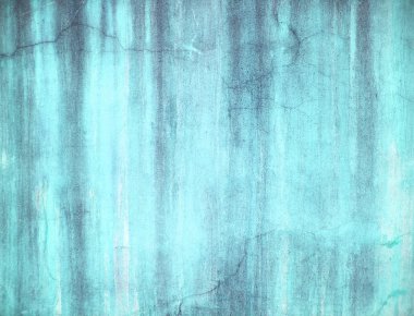 Mavi yıpranmış alçı duvar dokusu