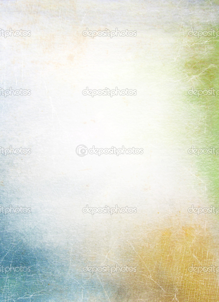 Abstract textured background: blue, green, and yellow patterns