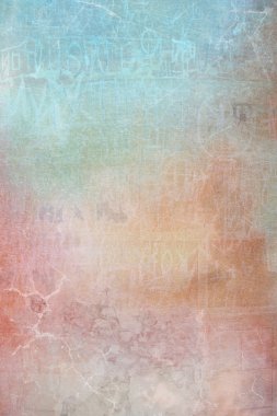 Abstract textured background: brown, blue, and red patterns clipart