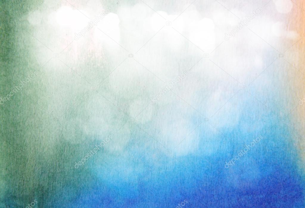 Abstract textured background: blue, green, and white patterns