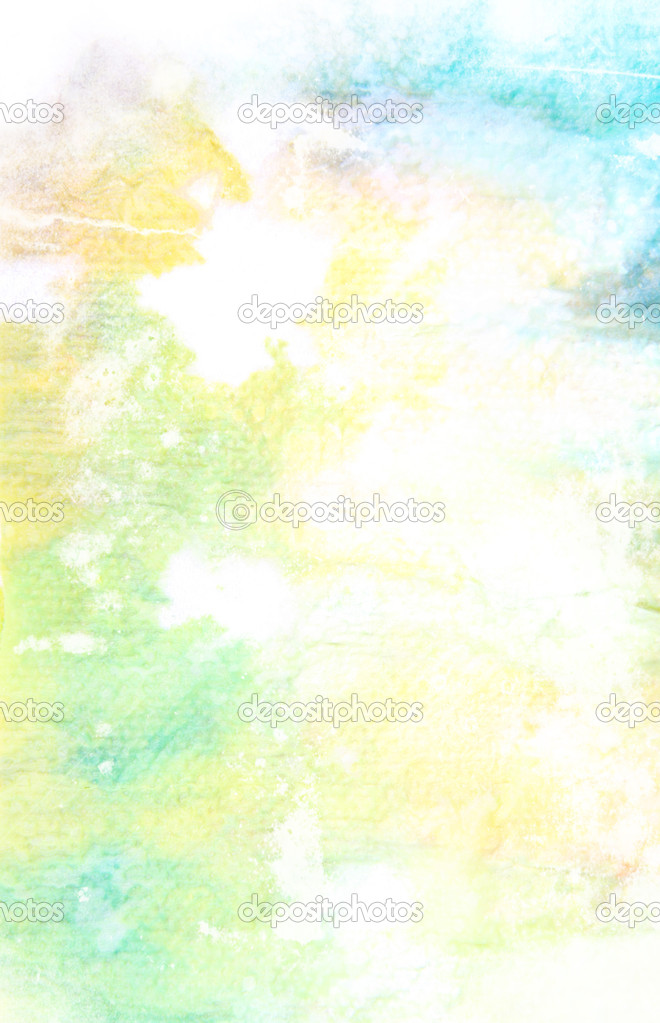 Abstract textured background: blue, green, and yellow patterns