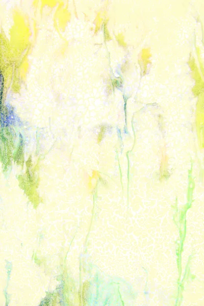 Abstraktní texturou pozadí: modré, zelené a žluté vzory — Stock fotografie