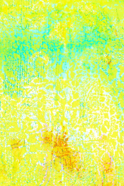 Abstract textured background: blue, green, and yellow patterns — Stock Photo, Image