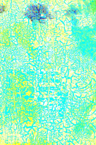 Streszczenie teksturowanej tło: niebieski, zielony i żółty wzory — Zdjęcie stockowe