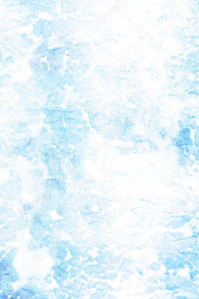 Abstract textured background: blue patterns on white backdrop