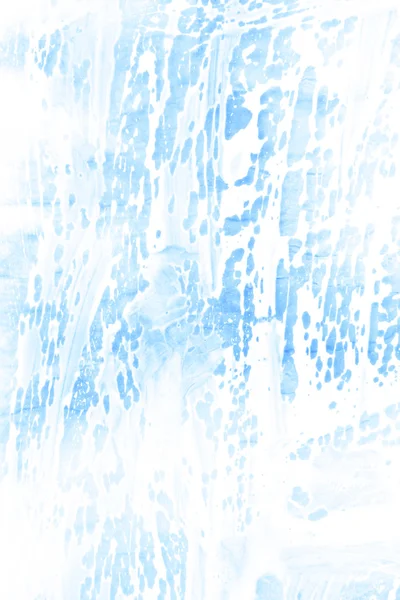 Abstract textured background: white frost-like patterns on blue backdrop — Stock Photo, Image