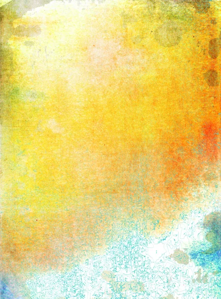 Abstract textured background: blue, yellow, and red patterns on white backdrop — Stock Photo, Image