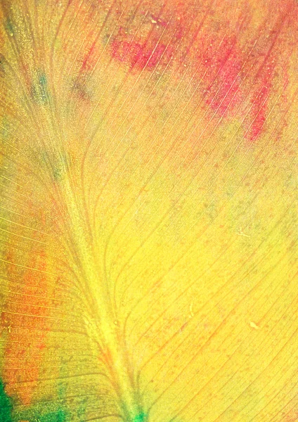 Hintergrund wie im Herbst: rote, grüne und gelbe Muster, die die Blatttextur imitieren — Stockfoto
