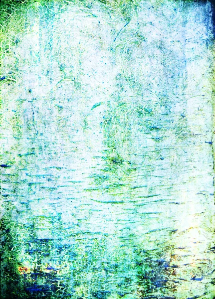 古い不規則な壁: 抽象的なテクスチャ背景: 白の背景に青、黄、および緑のパターン — ストック写真