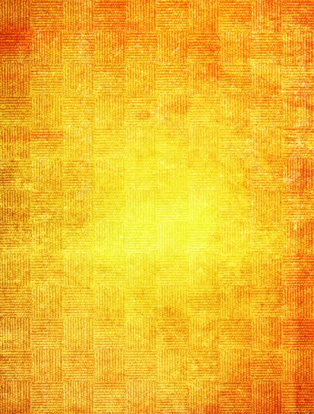 Oude weefsel: Abstract getextureerde achtergrond met rode en gele patronen — Stockfoto