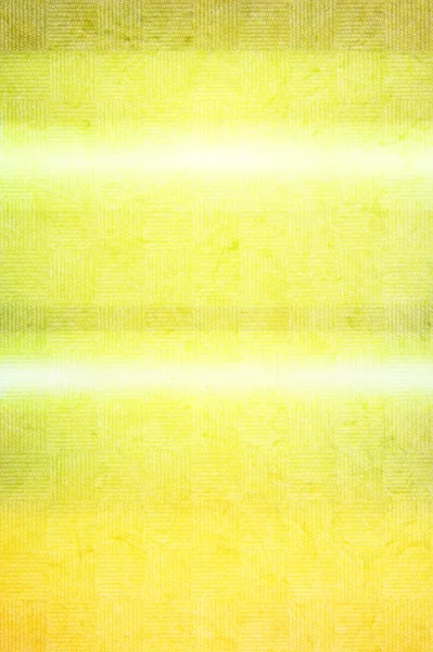 Tela vieja: fondo texturizado abstracto con patrones verdes, azules y blancos sobre fondo amarillo — Foto de Stock