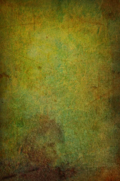 Korn grön / brun färg vägg bakgrund eller vintage konsistens — Stockfoto