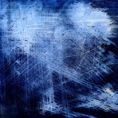 mavi arka plan veya kağıt ile parlak ışık ve koyu kenarlık çerçeve arka plan doku ile