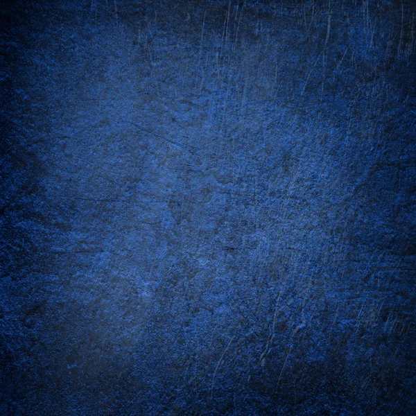 Absztrakt kék háttér vagy papír, fényes középpontból reflektorfénybe, és sötét határ test grunge háttér textúra — Stock Fotó