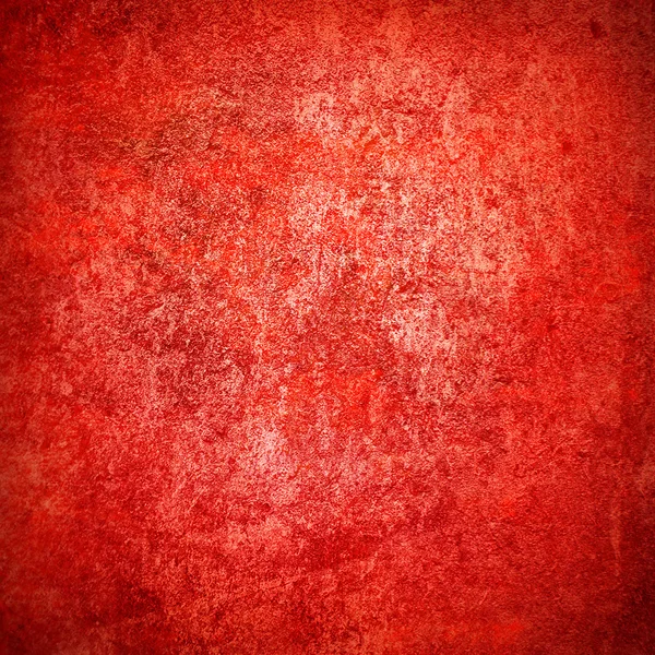 Fondo o papel rojo abstracto con foco central brillante y marco de borde oscuro con textura de fondo grunge — Foto de Stock