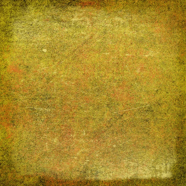 Abstracte gele en bruine achtergrond of papier met grunge textuur — Stockfoto
