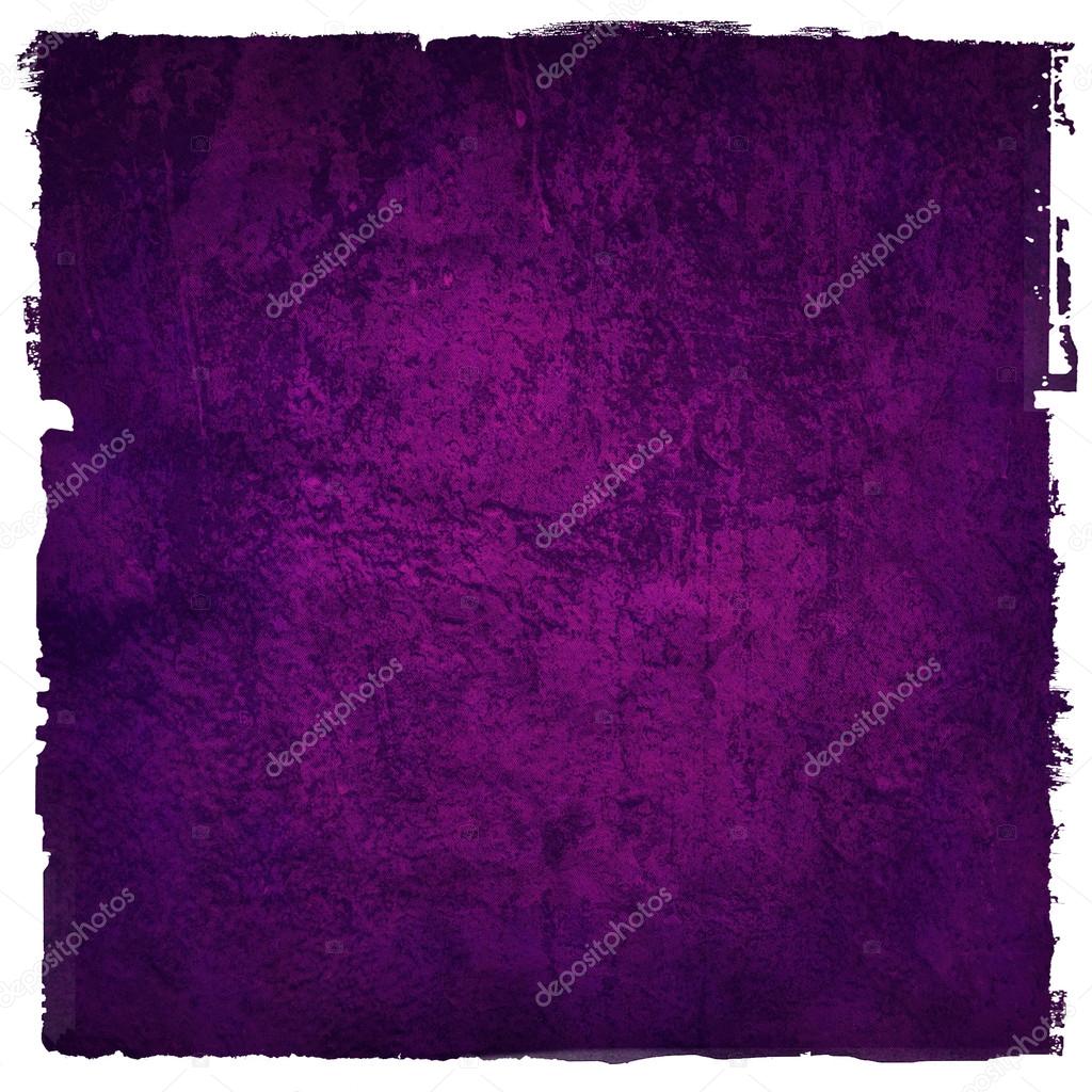 Abstract purple background or paper with bright center spotlight