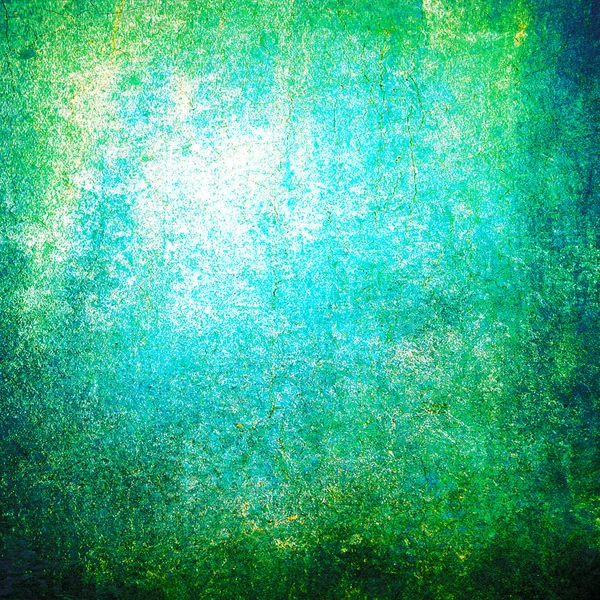 非常に詳細な青と緑のグランジ背景やヴィンテージ生地のついた紙 — ストック写真