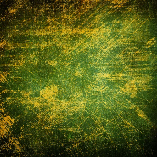 Високо деталізований коричневий і зелений гранжевий фон або папір з вінтажною текстурою — стокове фото