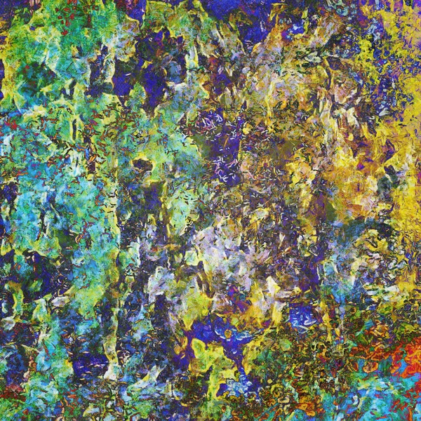 Abstrakter impressionistischer Hintergrund mit Grunge-Textur — Stockfoto
