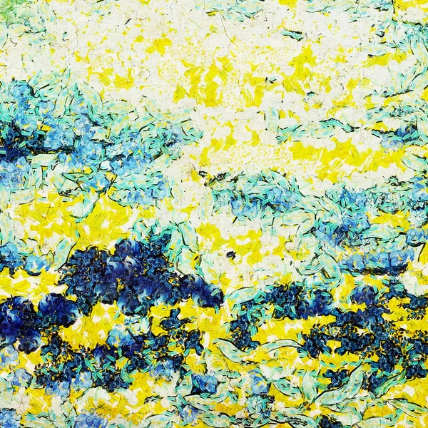 Абстрактний фон імпресіоністського стилю з гранжевою текстурою — стокове фото