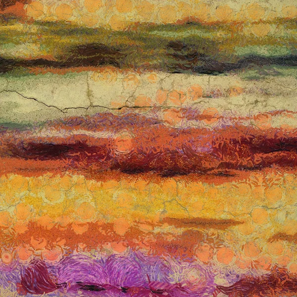 Абстрактный импрессионистский фон с гранжевой текстурой — стоковое фото