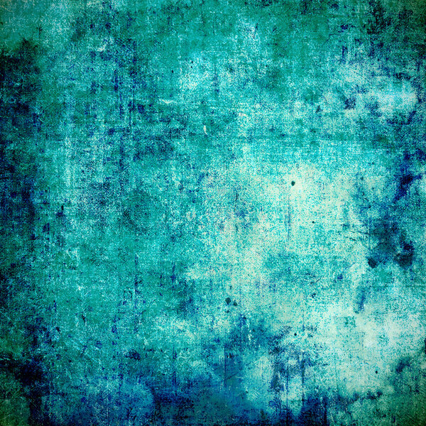 Grunge blue background with space for text or imag