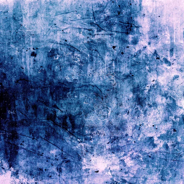 Grunge 蓝色背景，文本或图像的空间 — 图库照片