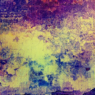 Old grunge background with delicate abstract canvas