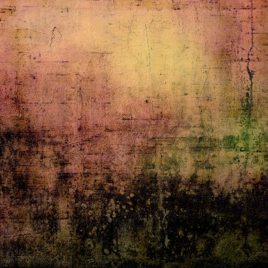 Old grunge background with delicate abstract canvas