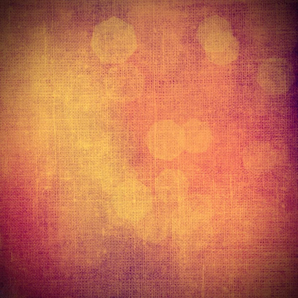 Old grunge background with delicate abstract canvas — Stock Photo, Image