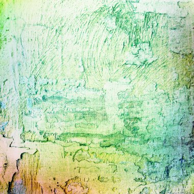 Grunge doku skeç ile tuval