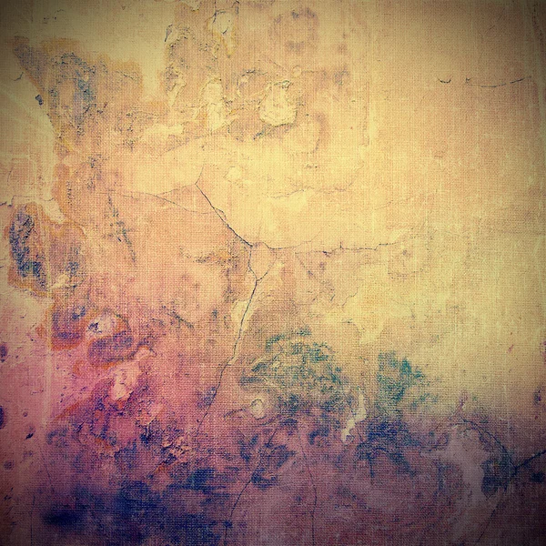 Grunge canvas texture with vignette — Stock Photo, Image