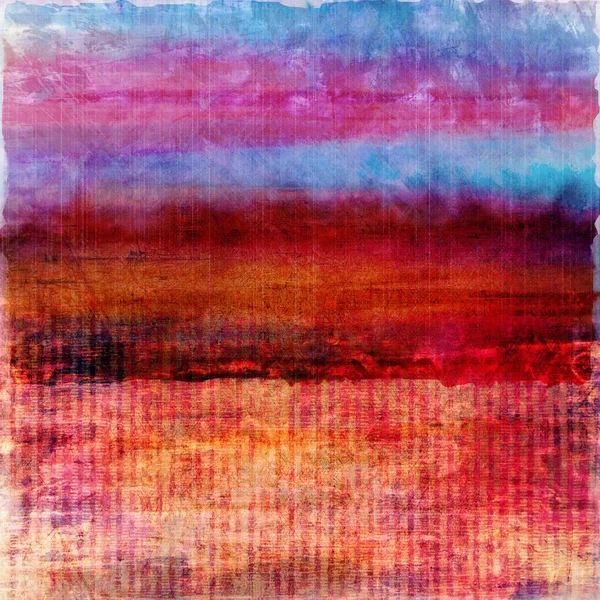 Fondo antiguo con temática de atardecer abstracta con textura grunge — Foto de Stock