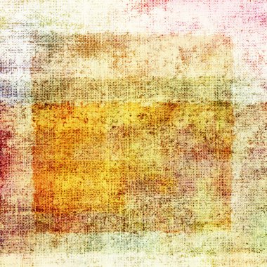 Old grunge background with delicate abstract canvas