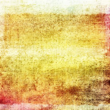 Old grunge background with delicate abstract canvas