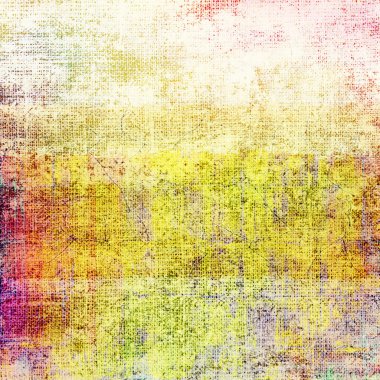 Old grunge background with delicate abstract canvas