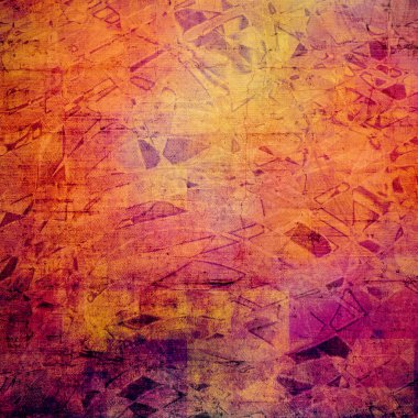 Grunge doku skeç ile tuval