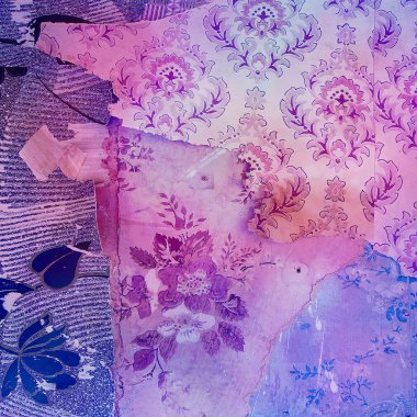 Grunge doku skeç ile tuval