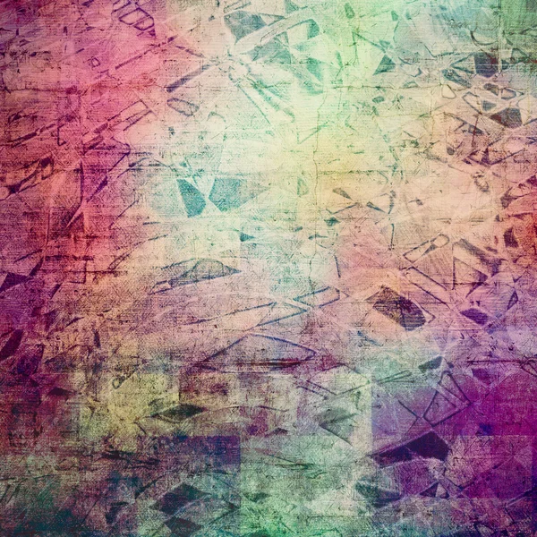 Grunge canvas textuur met vignet — Stockfoto