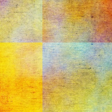 Old grunge background with delicate abstract canvas