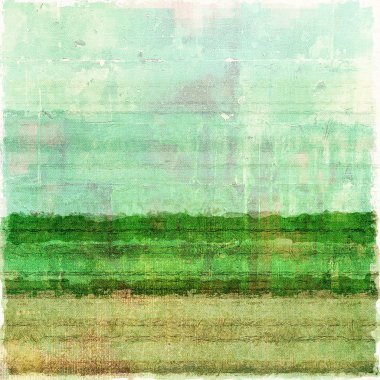 Old grunge background with delicate abstract canvas