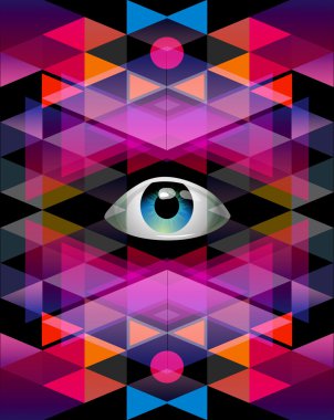 Gözle soyut arkaplan