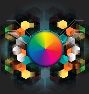 Soyut renkli arkaplan