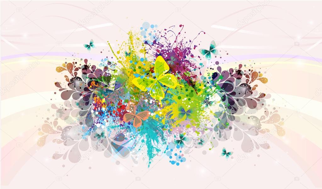 Abstract spring background