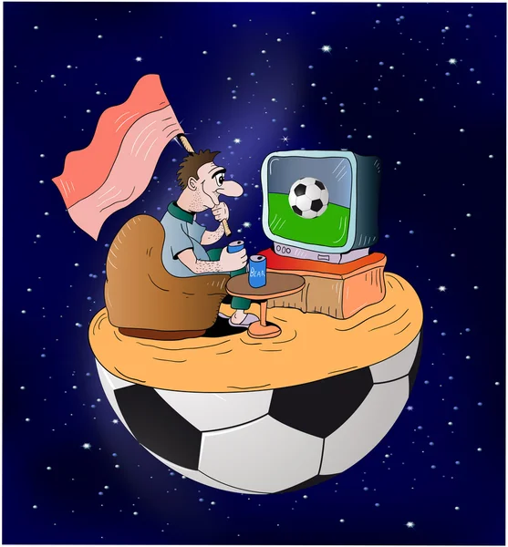 Ventilatore di calcio — Foto Stock