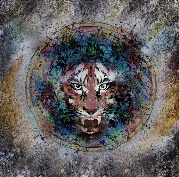 Αφίσα του τίγρη — Φωτογραφία Αρχείου